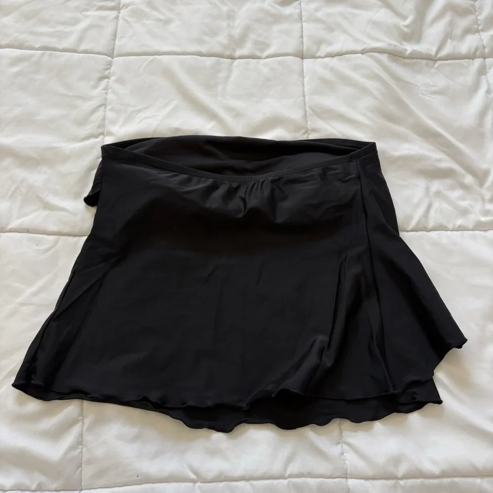 Womens Tankini Top Bikini Bandeau‎ Black Summer Beach Womens Large Quiet Luxury